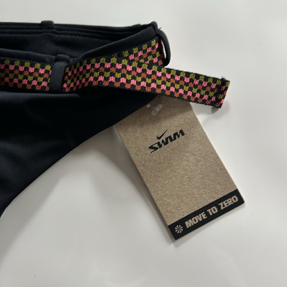 Nike Black Bikini Bottom with Pink and Yellow Belt - Picture 5 of 8